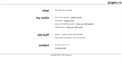 Desktop Screenshot of plugins.ro